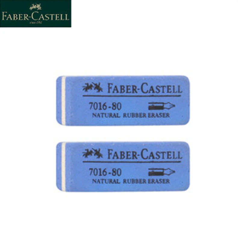 Faber Castell Natural Rubber Eraser for Gel Pen/Ballpoint Pen/Fountain Pen/Ink Pen Erasable Students Sand Rubber Stationery 7016