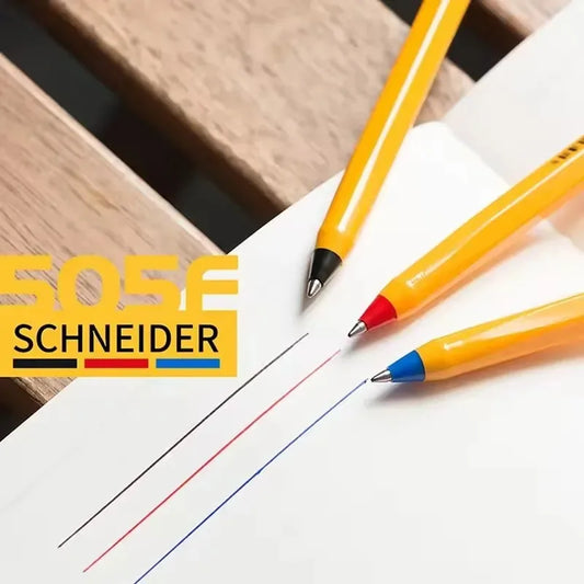 Schneider 505F Ballpoint Pen 6.5g Lightweight Rod Tricolor Fast-dry Non-stop Ink Business Signatory Pens Study Office Stationery
