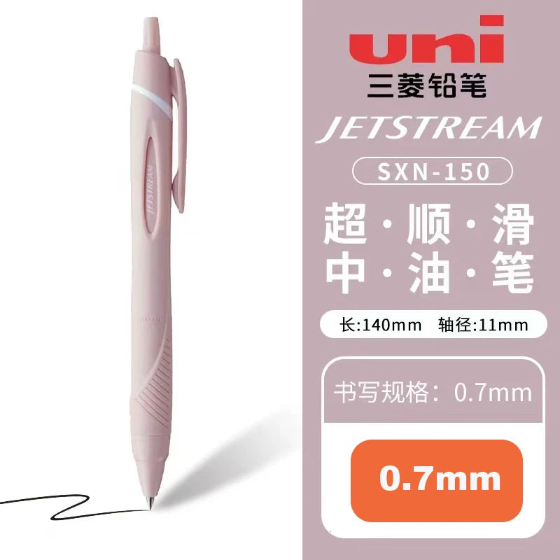 New Color Japanese UNI Ballpoint Pen SXN-150 Gel Pen Student Stationery Jetstream 0.38/0.5/0.7mm Business Office Signature