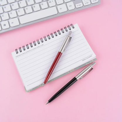 2022 new Ballpoint Pen Office Commercial Press Metal Pens gift Automatic Ball Pens For School Bolígrafo de varilla de acero