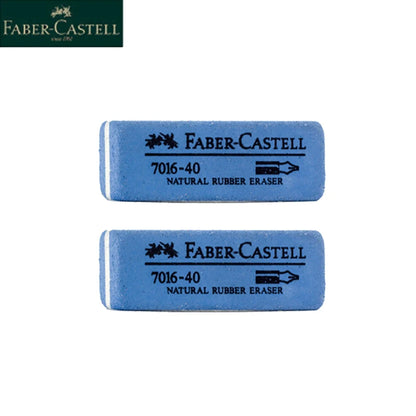 Faber Castell Natural Rubber Eraser for Gel Pen/Ballpoint Pen/Fountain Pen/Ink Pen Erasable Students Sand Rubber Stationery 7016
