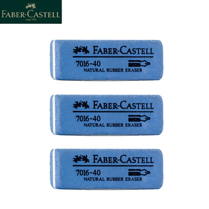 Faber Castell Natural Rubber Eraser for Gel Pen/Ballpoint Pen/Fountain Pen/Ink Pen Erasable Students Sand Rubber Stationery 7016