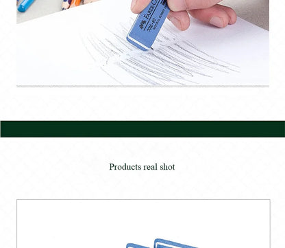 Faber Castell Natural Rubber Eraser for Gel Pen/Ballpoint Pen/Fountain Pen/Ink Pen Erasable Students Sand Rubber Stationery 7016