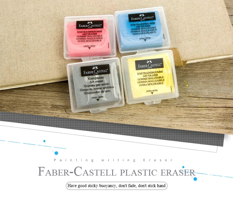 Faber-Castell Plasticity Rubber Soft Art Eraser Wipe highlight Kneaded Rubber For Art Pianting Design Sketch Eraser Stationery
