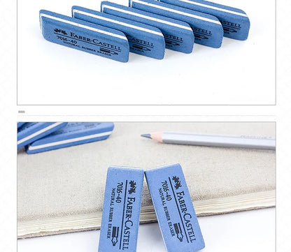 Faber Castell Natural Rubber Eraser for Gel Pen/Ballpoint Pen/Fountain Pen/Ink Pen Erasable Students Sand Rubber Stationery 7016