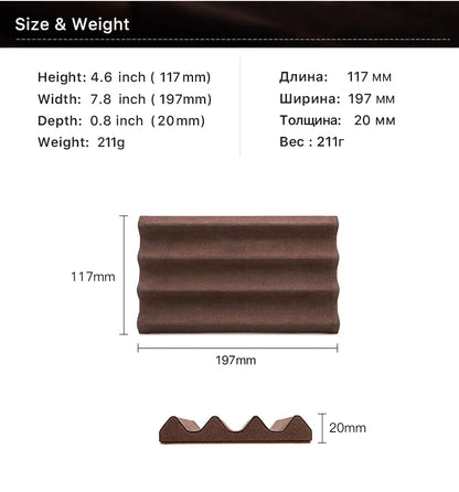 Contact's Family Luxury Leather Pen Tray 1/2/3 Slots Pens Holder Display Pen Stand Microfiber Desktop Organizer Home Office Use