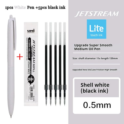 New Uni Jetstream Ballpoint Pen Lite Touch Ink Anti-slip Ultra Smooth Quiet Writing Gel Pens Limited Quality Japanese Stationery
