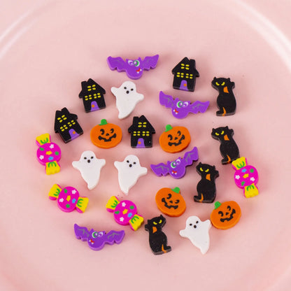 30pcs/bag Cartoon Fruit Animal Love Mini Small Eraser June 1 Christmas Gifts Prizes Student Stationery