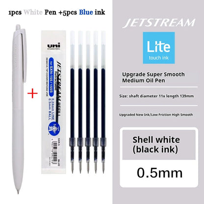 New Uni Jetstream Ballpoint Pen Lite Touch Ink Anti-slip Ultra Smooth Quiet Writing Gel Pens Limited Quality Japanese Stationery