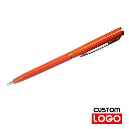 50 Pcs Metal Ballpoint Pen Rose Gold Pen Custom Logo School&office Supplies Stationery Business Gift Lettering Engraved Name