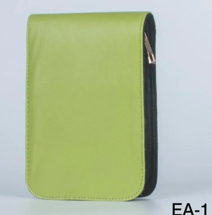 1pcs Special Style Black Pen Or Roller Ball Fountain Pen Leather Case for Only 12 Pen Storage Bag Office Business People