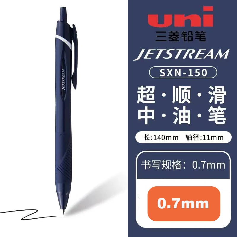 New Color Japanese UNI Ballpoint Pen SXN-150 Gel Pen Student Stationery Jetstream 0.38/0.5/0.7mm Business Office Signature