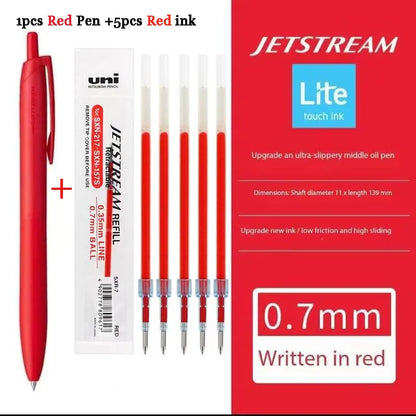 New Uni Jetstream Ballpoint Pen Lite Touch Ink Anti-slip Ultra Smooth Quiet Writing Gel Pens Limited Quality Japanese Stationery