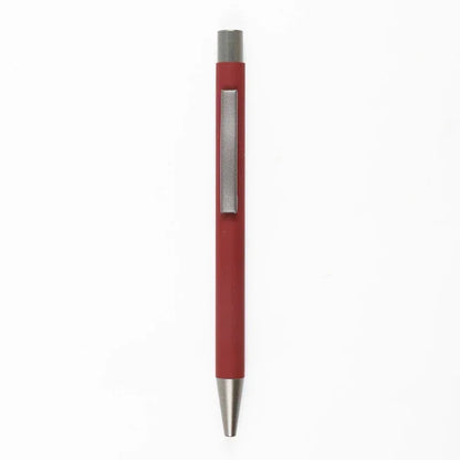 50pcs Metal Ballpoint Pen Advertising Pen Rubber Texture Custom Logo Text Engraving Laser Engraving Customizable Name Logo Pen