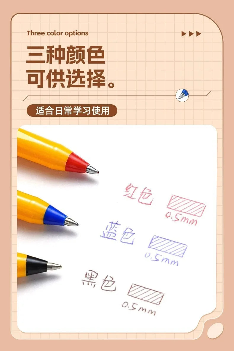 Schneider 505F Ballpoint Pen 6.5g Lightweight Rod Tricolor Fast-dry Non-stop Ink Business Signatory Pens Study Office Stationery