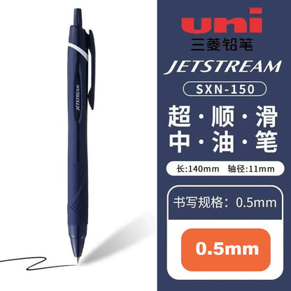 New Color Japanese UNI Ballpoint Pen SXN-150 Gel Pen Student Stationery Jetstream 0.38/0.5/0.7mm Business Office Signature