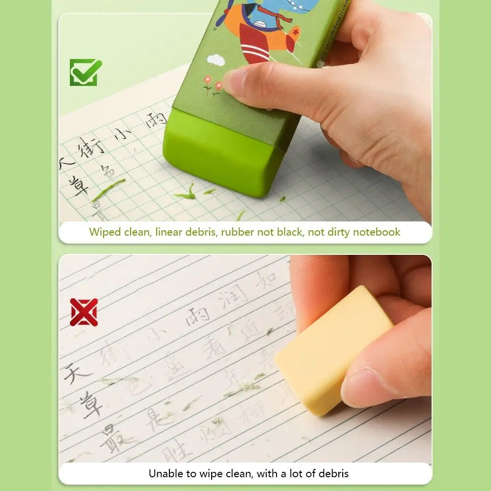 Cartoon Huge Eraser Super Large Block Pencil Eraser Without Leaving Marks Astronauts/Dinosaur Student Art Painting Rubber Eraser