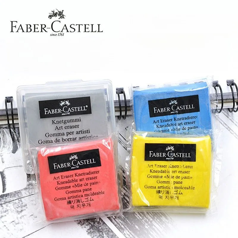 Faber-Castell Plasticity Rubber Soft Art Eraser Wipe highlight Kneaded Rubber For Art Pianting Design Sketch Eraser Stationery