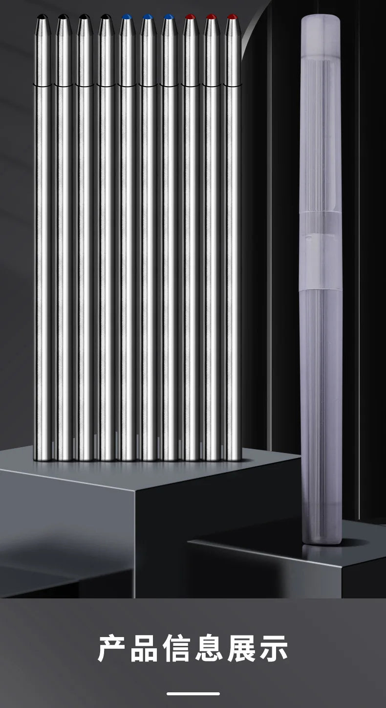 4 In 1 Multifunction Luxury Pen, 0.7mm 3 Color Ballpoint 0.5mm Mechanical Pencil, Gravity Sensor Metal Retractable Pens Długopis