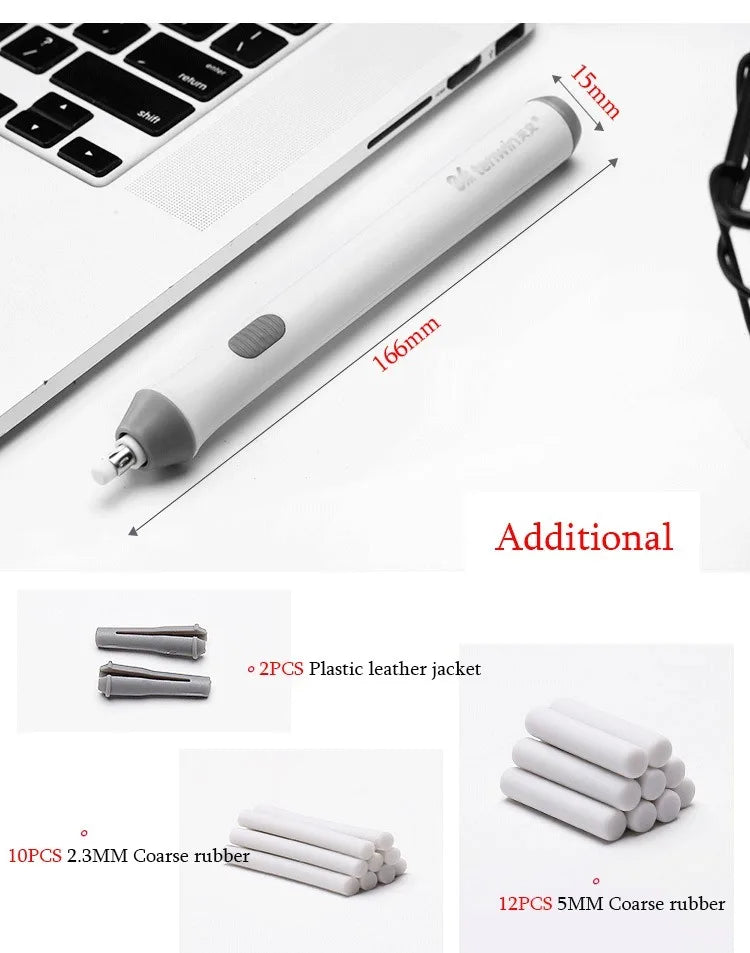 Electric Eraser Art Eraser Set With Refill Sketch Pencil Multi-function Writing Correction School Stationery