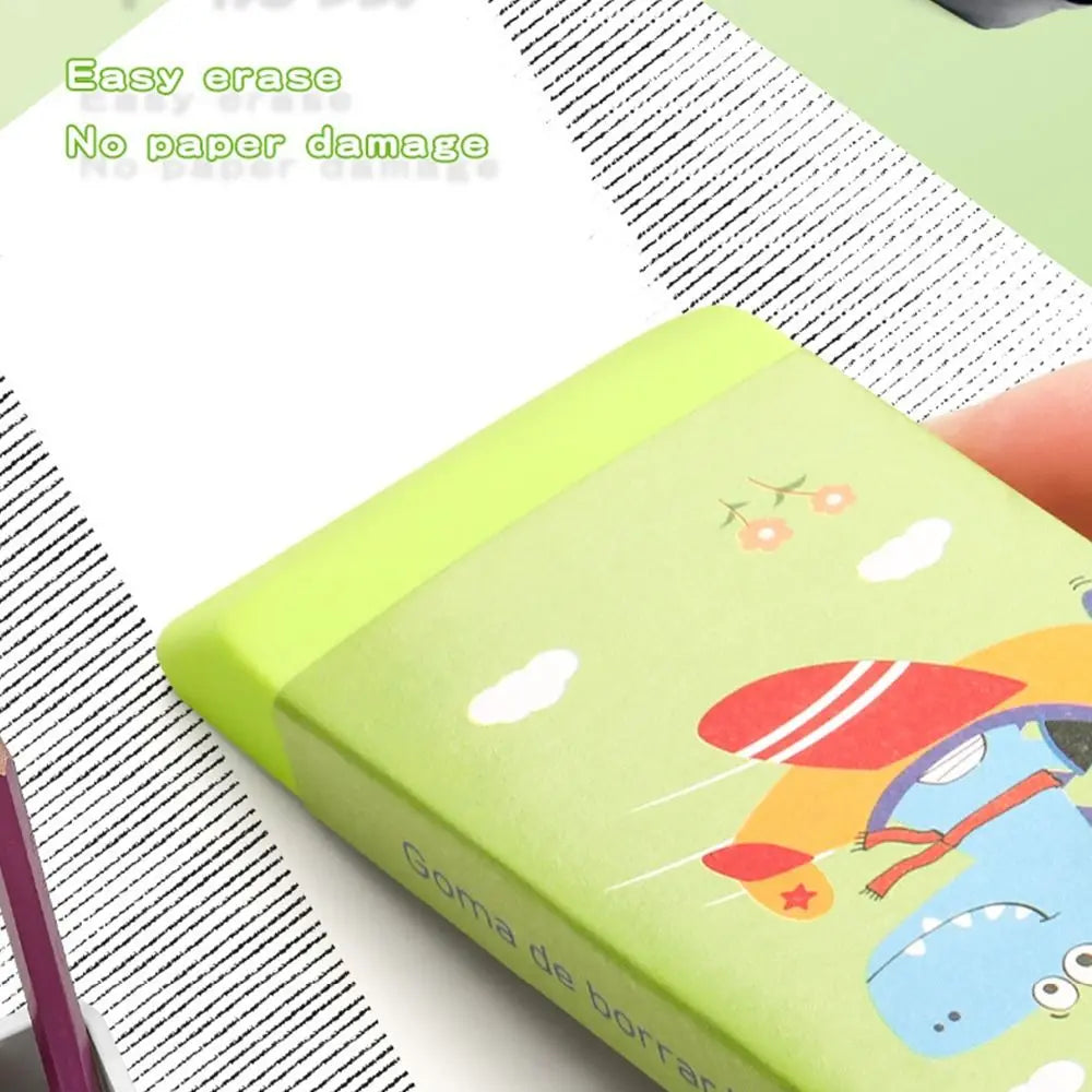 Cartoon Huge Eraser Super Large Block Pencil Eraser Without Leaving Marks Astronauts/Dinosaur Student Art Painting Rubber Eraser