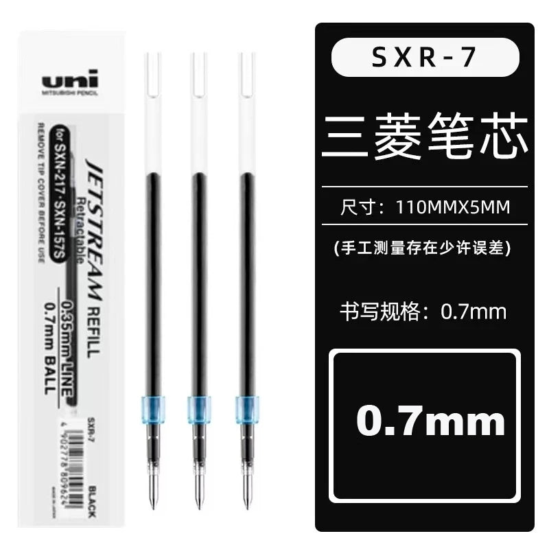 New Color Japanese UNI Ballpoint Pen SXN-150 Gel Pen Student Stationery Jetstream 0.38/0.5/0.7mm Business Office Signature