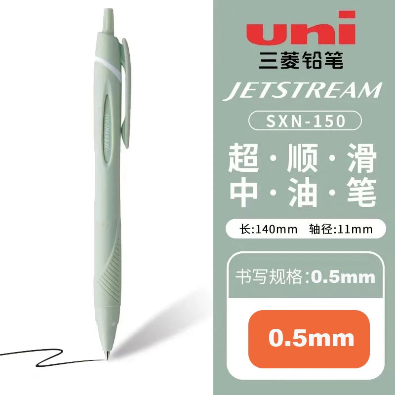 New Color Japanese UNI Ballpoint Pen SXN-150 Gel Pen Student Stationery Jetstream 0.38/0.5/0.7mm Business Office Signature