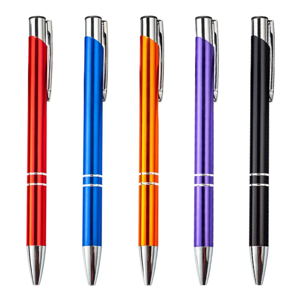 50pcs/lot Hot Sell Custom Ballpoint Pen Metal Pen Support Custom Logo Advertising Wholesale Personalized Pen Gift Engraved Name