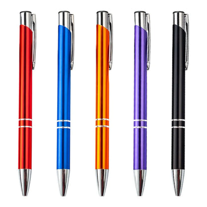 50pcs/lot Hot Sell Custom Ballpoint Pen Metal Pen Support Custom Logo Advertising Wholesale Personalized Pen Gift Engraved Name