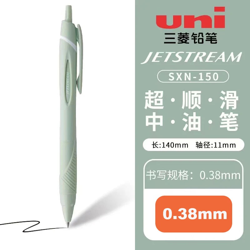 New Color Japanese UNI Ballpoint Pen SXN-150 Gel Pen Student Stationery Jetstream 0.38/0.5/0.7mm Business Office Signature