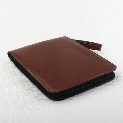 PU Leather Pen Storage Case for 10 24 36 48 Pens Waterproof Holder Organizer