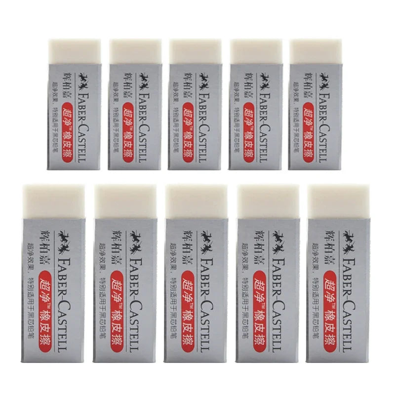Faber Castell Pencil Eraser Strong Wipe Super Clean Dust Free Rubber for Drawing/Sketch Painting Erasers Art Stationery Supplies