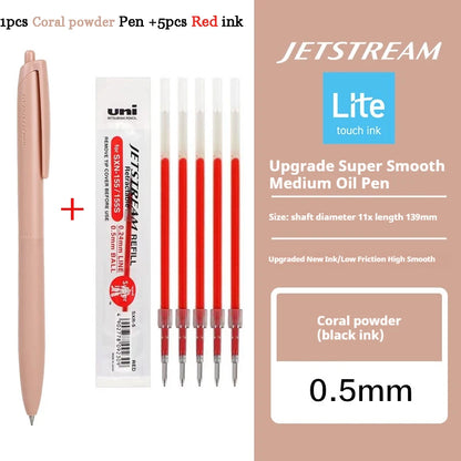 New Uni Jetstream Ballpoint Pen Lite Touch Ink Anti-slip Ultra Smooth Quiet Writing Gel Pens Limited Quality Japanese Stationery
