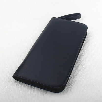 PU Leather Pen Storage Case for 10 24 36 48 Pens Waterproof Holder Organizer