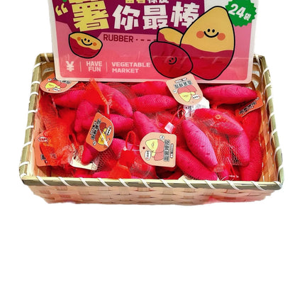 Creative Sweet Potato Eraser Simulation Food Play Vegetables Realistic Sweet Potato Eraser Learning Stationery Gift