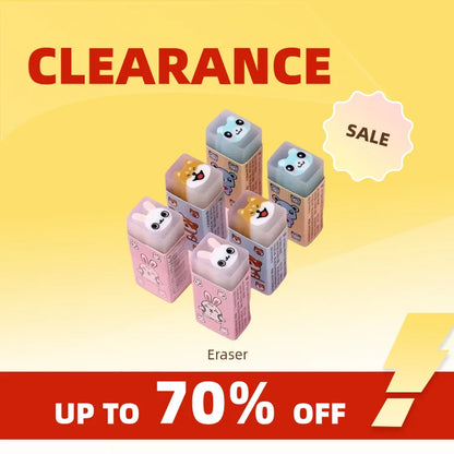 Clearance_3pcs/6pcs Cute Animal Rubber, Creative Cartoon Jelly Eraser with Sweet Smell, Nice Gift for Kids and Students_Continuo
