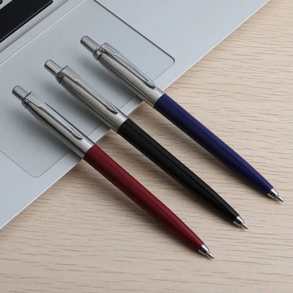 2022 new Ballpoint Pen Office Commercial Press Metal Pens gift Automatic Ball Pens For School Bolígrafo de varilla de acero