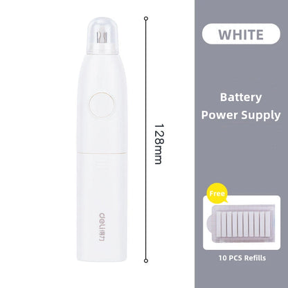 Deli Adjustable Electric Eraser for Sketch Drawing Erasing Writing with Rubber Refills Electric Rubber Pen School Pencil Eraser