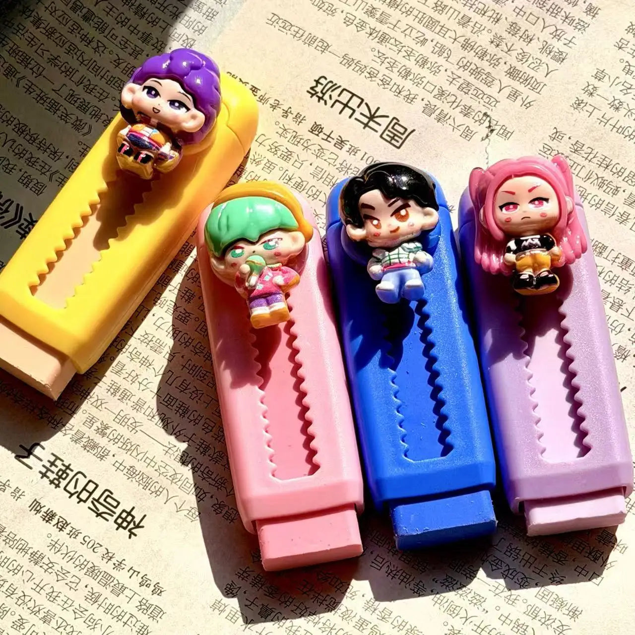 Creative Cartoon 2B Pencil Eraser Clean and Mess Free Student Exam Office Sketch Soft Eraser for Kids
