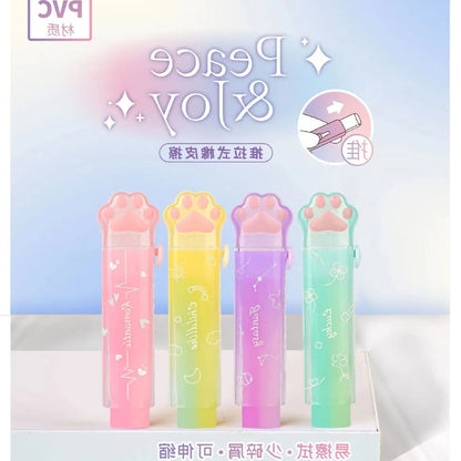 Kawaii Eraser Portable Eraser Clean Without Crumbs Cat Kawaii Stationery Kids School Supplies