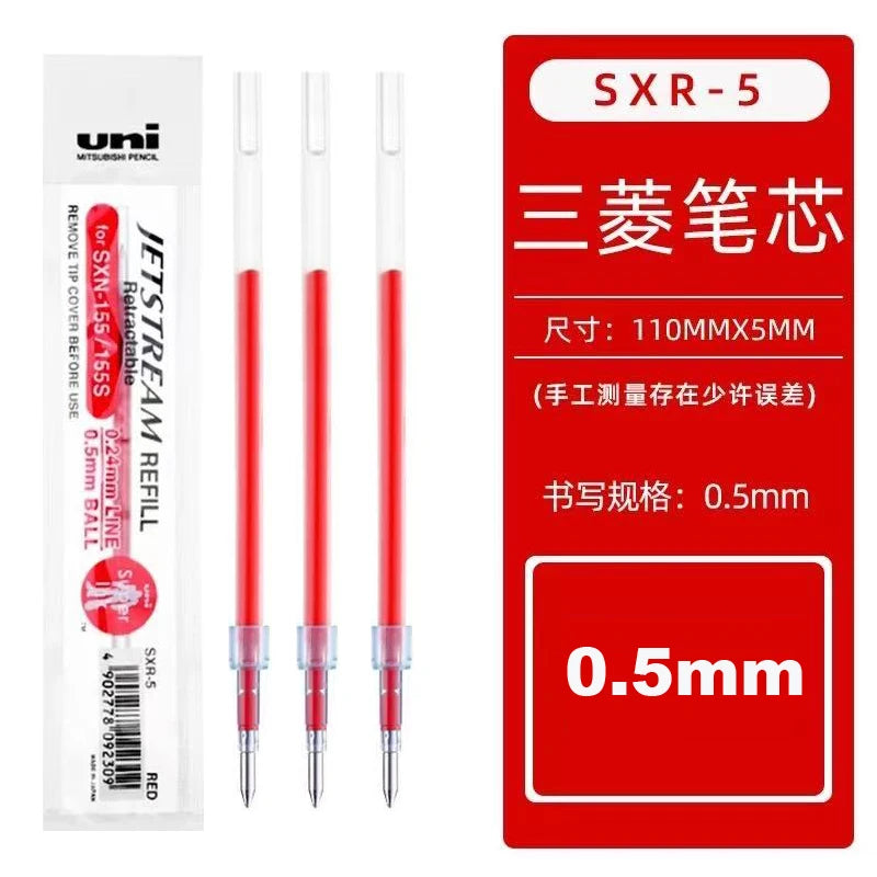 New Color Japanese UNI Ballpoint Pen SXN-150 Gel Pen Student Stationery Jetstream 0.38/0.5/0.7mm Business Office Signature