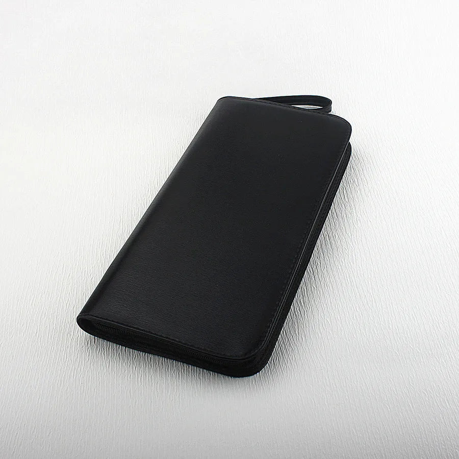 PU Leather Pen Storage Case for 10 24 36 48 Pens Waterproof Holder Organizer