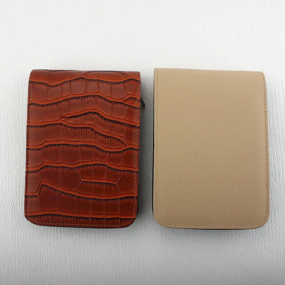 12 Slots Fountain Pen Retro Pen Pouch PU Leather Pencil Case for School Students Men Pencil Bag