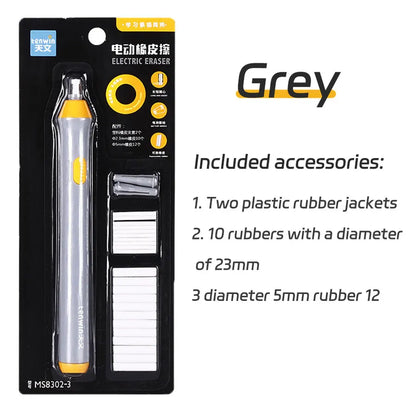 Electric Eraser Art Eraser Set With Refill Sketch Pencil Multi-function Writing Correction School Stationery