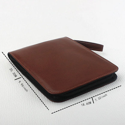 PU Leather Pen Storage Case for 10 24 36 48 Pens Waterproof Holder Organizer