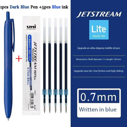 New Uni Jetstream Ballpoint Pen Lite Touch Ink Anti-slip Ultra Smooth Quiet Writing Gel Pens Limited Quality Japanese Stationery