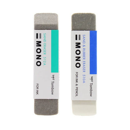 Tombow Mono Eraser for Ink Gel Ballpoint Pen Sand Eraser Kneaded Scrub Rubber Eraser Corretivo Escolar Stationery ES-510A/512A