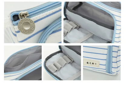 Colored Cute Pencil Case  Pencilcase School Pouch Kawaii Large Capacity Pencil Bag Pencils School Pen Box Stationery Papeleria