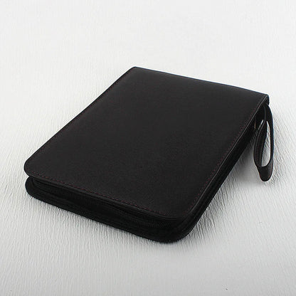 PU Leather Pen Storage Case for 10 24 36 48 Pens Waterproof Holder Organizer