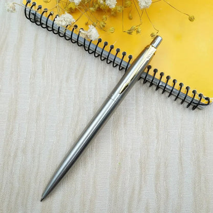 2022 new Ballpoint Pen Office Commercial Press Metal Pens gift Automatic Ball Pens For School Bolígrafo de varilla de acero